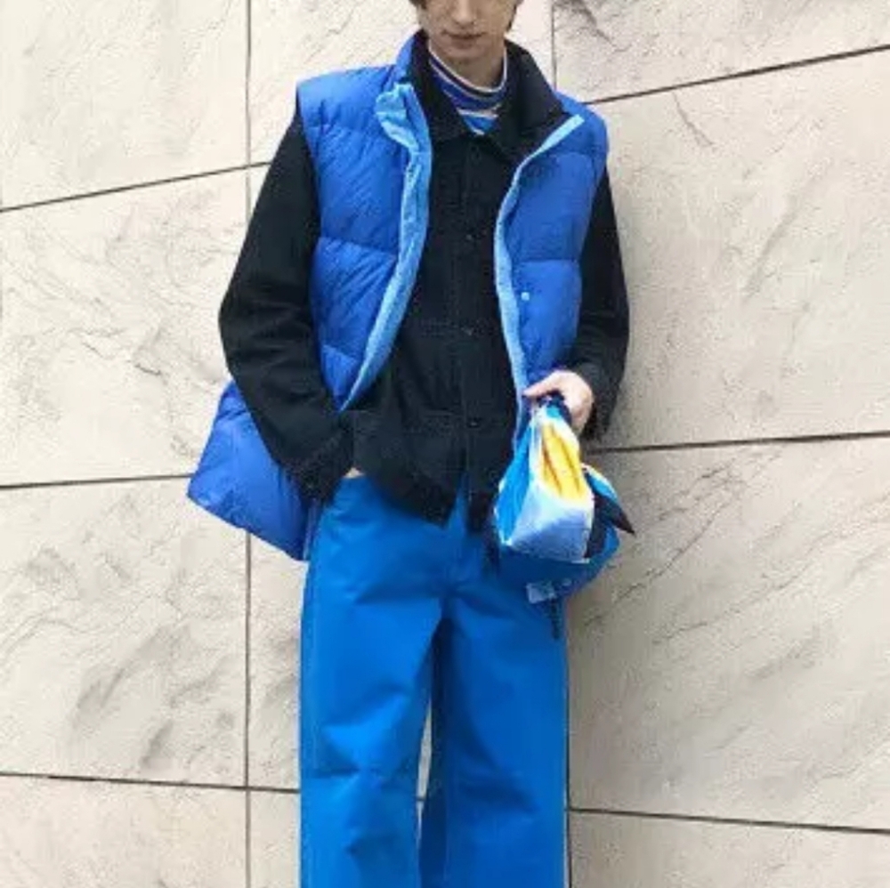 MARNI x UNIQLO | down filled oversized unisex puffer vest - Picture 10 of 11